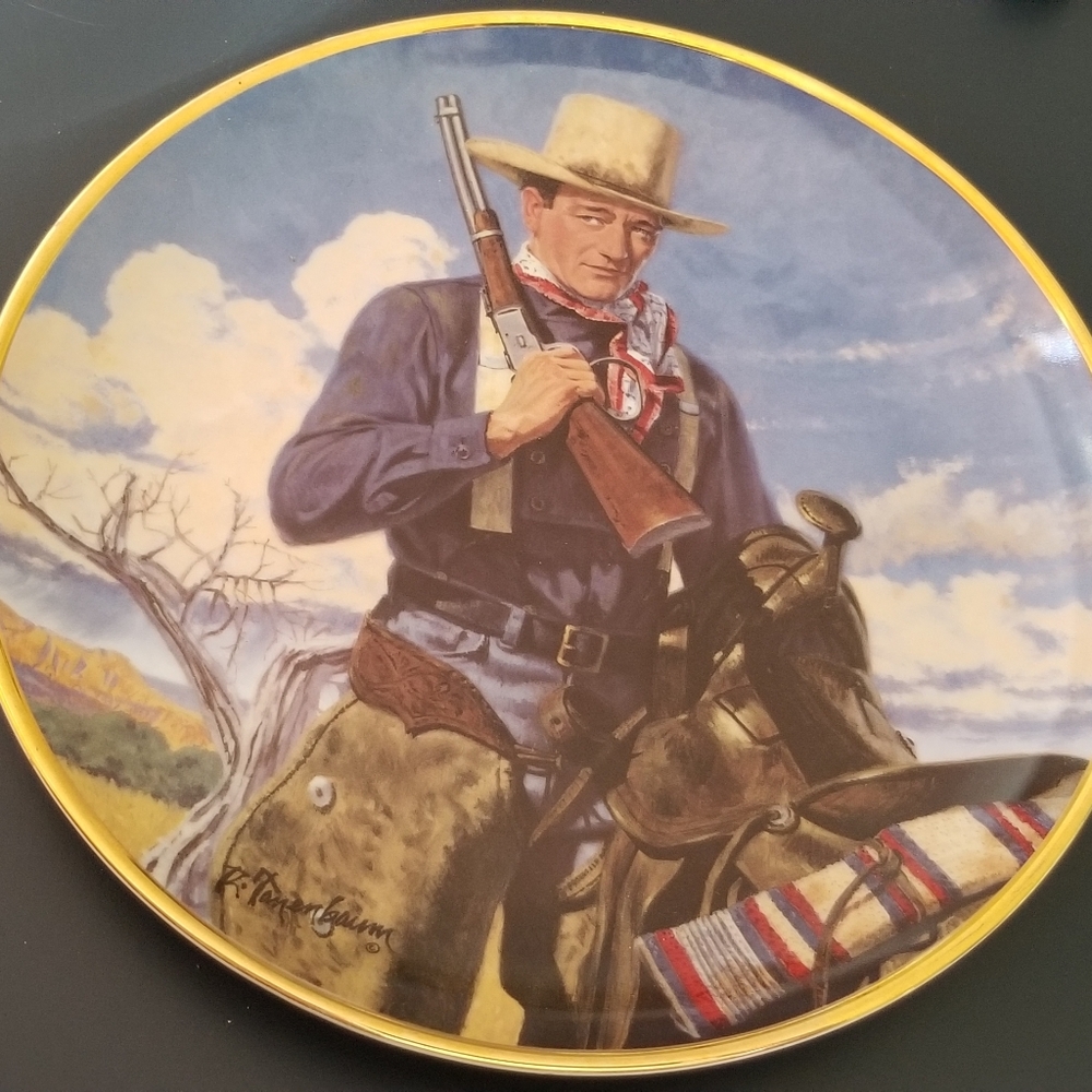 Collectables John Wayne plate